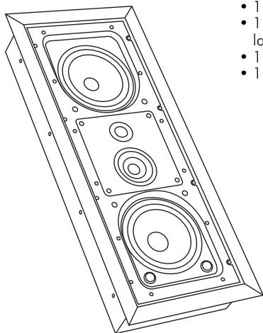 FOCAL ELECTRA IW 1000 BE - Contenu de l'emballage - 1