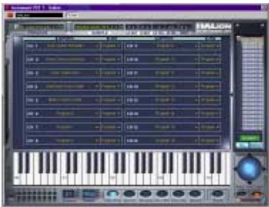 STEINBERG HALION - Menu contextuel des commandes globales - 1