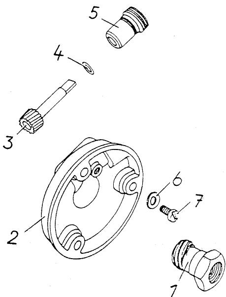 MZ ETZ 125 - Commande du compte-tours - 1