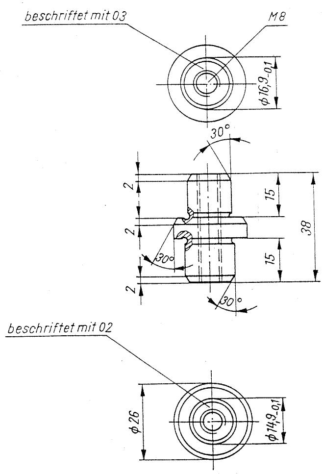 MZ ETZ 125 - Vis arracheuse pour palier 6203 (22-50.438) - 8