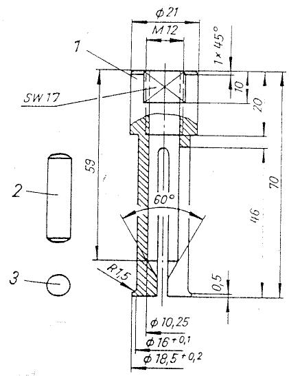 MZ ETZ 125 - Vis arracheuse pour palier 6203 (22-50.438) - 3