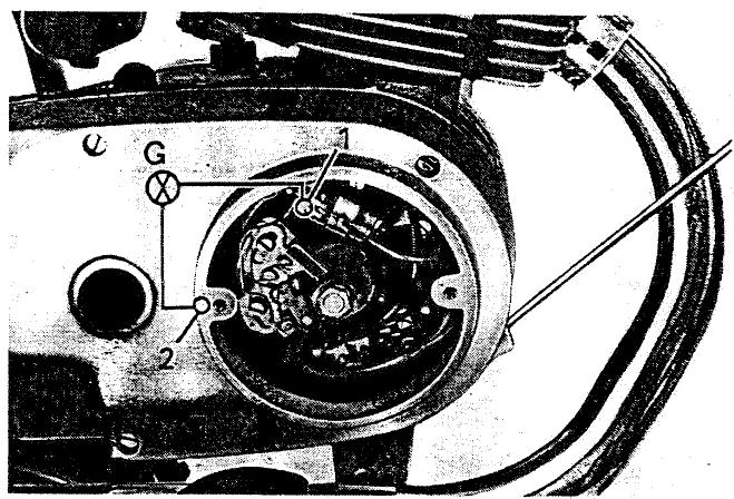 MZ ETZ 125 - Réglage du point d'allumage - 2