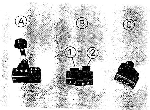 MZ ETZ 125 - Commutateurs combinés au guidon - 2