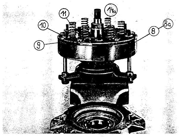 MZ ETZ 125 - Ordre du montage d'embrayage - 2