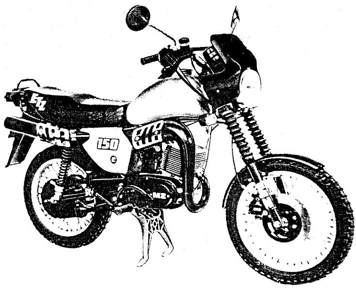 MZ ETZ 125 - Echappement - 2