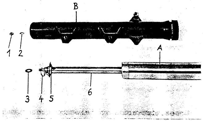 MZ ETZ 125 - Demontage des jambes téléscopiques déposées - 2