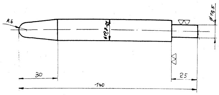 MZ ETZ 125 - Dispositif à chasser dehors l'axe de piston 22-50.010 - 3