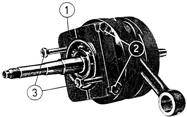 MZ ETZ 125 - Arracher le palier 6306 du vilebrequin - 1