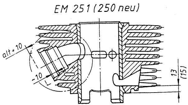 MZ ETZ 125 - Cylindre et piston - 3