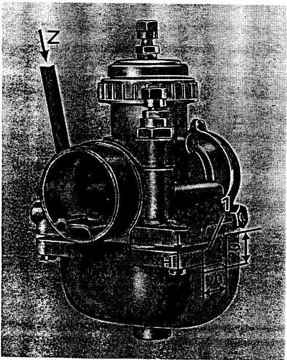 MZ ETZ 125 - Système de flotteur (réglage d'amnéée de carburant) - 1