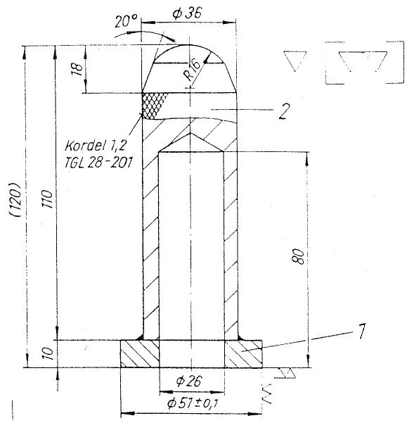 MZ ETZ 125 - Mandrin frappeur pour paliers 6203 et 6204 (11-MW 7-4) 89-99.073 - 2