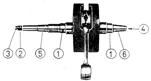 MZ ETZ 125 - Vilebreqin - 1