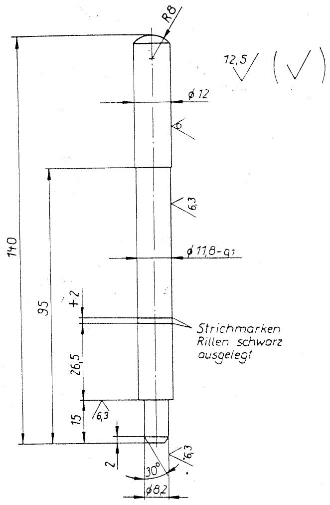 MZ ETZ 125 - Mandrin frappeur pour paliers 6203 et 6204 (11-MW 7-4) 89-99.073 - 6
