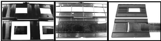 ION FILM 2 SD PRO - PLAATSEN VAN DIA'S EN NEGATIEVEN IN DE HODERS - 2