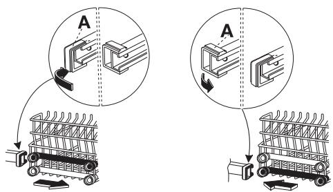 PROGRESS PI1310X - Ga als volgt te werk om het bovenrek in zich hoogste stand tezetten: - 1