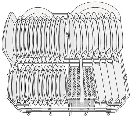 PROGRESS PI3550X - Full load: 12 standard place settings - 3