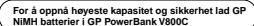 GP BATTERIES PB80 - Ladeinstruktjener: - 1