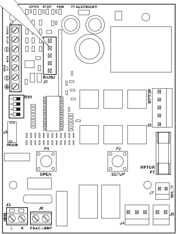 ADYX KPG 200 - Branchement du cable coaxial de l'antenne exterieure - 3