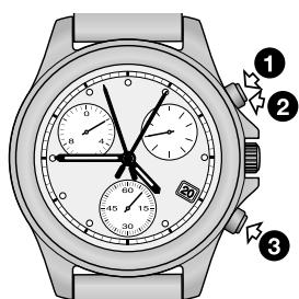 TISSOT CHRONOGRAPHES QUARTZ - Correction rapide de la date - 2
