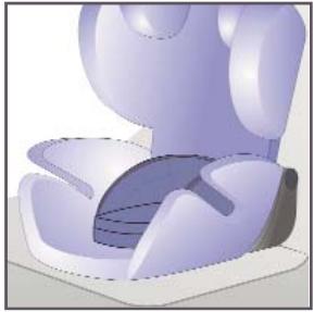 KIDDY INFINITY PRO - Hojeindstilling af siddepuden - 2