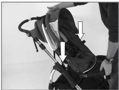 KIDDY SPORT N MOVE - Montage der Sitzeinheit auf dem Chassis - 4