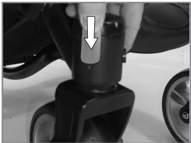KIDDY SPORT N MOVE - Arretieren der Vorderrader der 4-Rad Version - 1