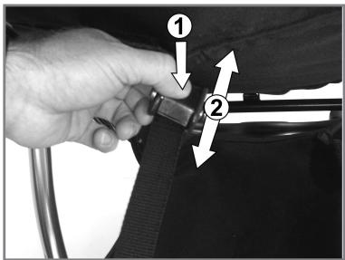 KIDDY SPORT N MOVE - Einstellung der Liege-/Sitzposition - 1