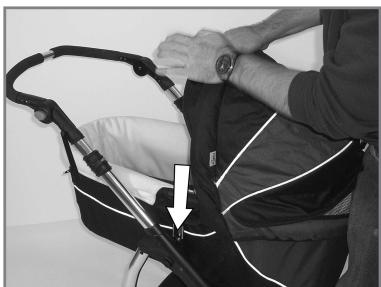 KIDDY SPORT N MOVE - Montage der Babywanne auf dem Chassis - 5