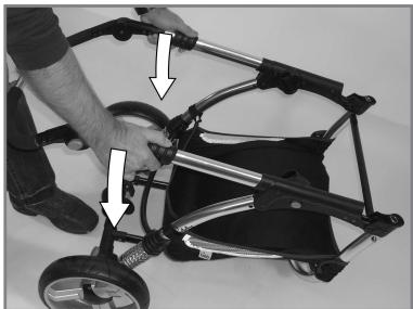 KIDDY SPORT N MOVE - Zusammenfalten des Chassis - 3