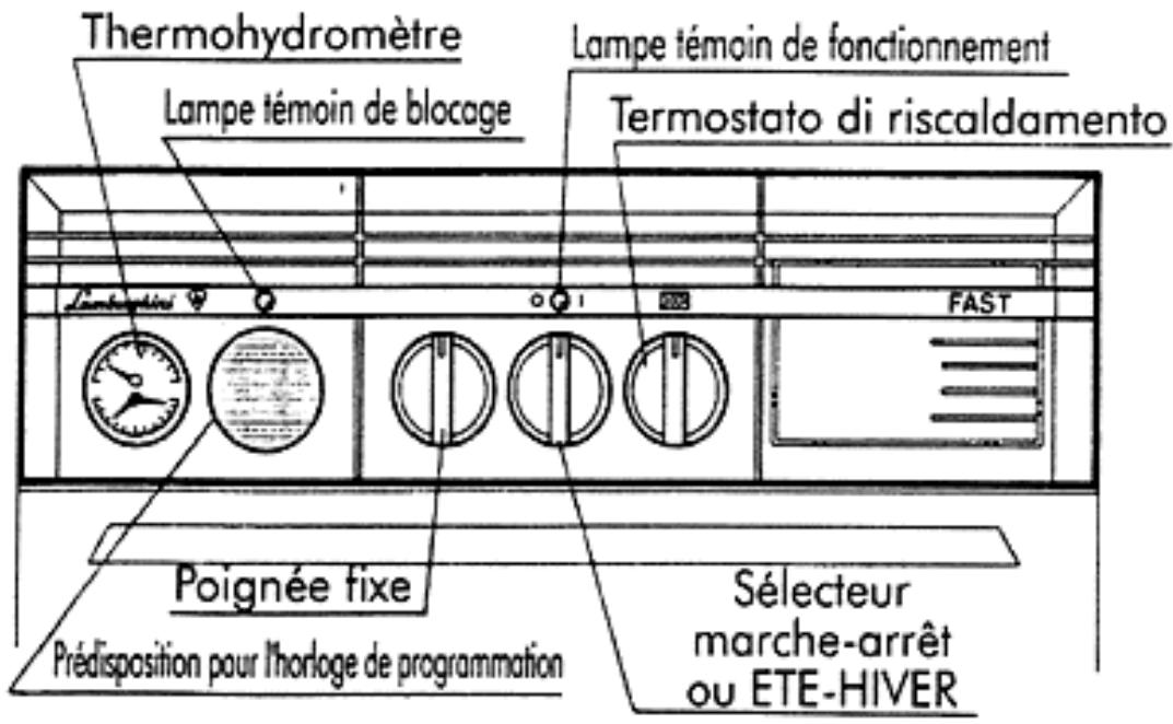 LAMBORGHINI FAST - TABLEAU DE COMMANDE - 1