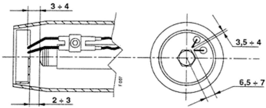 LAMBORGHINI FIRE - Position electrodes-deflecteur - 1