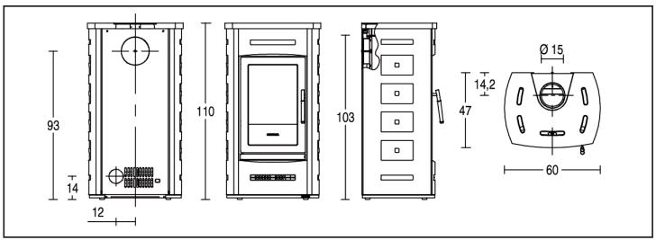 SEGUIN E 917 - Données techniques et dimensions : - 1
