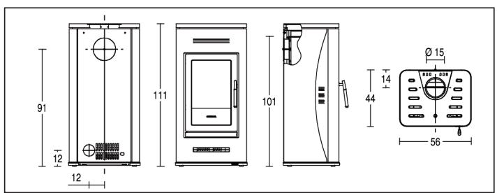 SEGUIN E 925 - Données techniques et dimensions : - 1