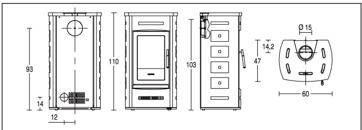 SEGUIN E 925 - Données techniques et dimensions : - 1