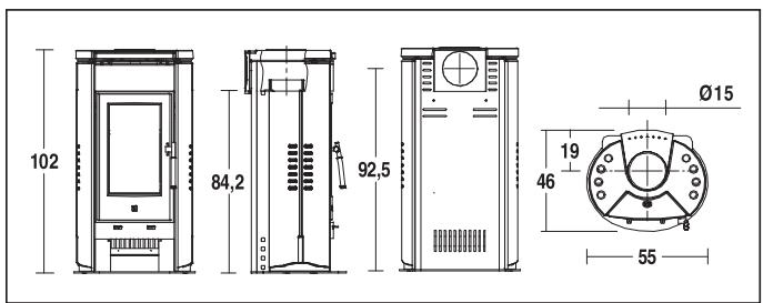 SEGUIN E 925 - Données techniques et dimensions : - 1