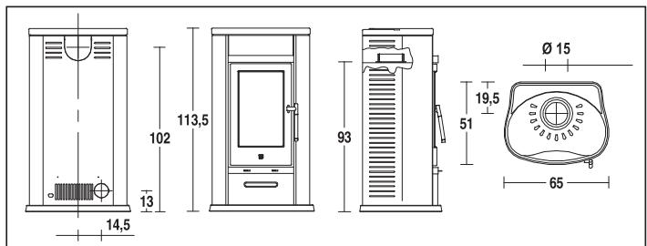SEGUIN E 925 - Données techniques et dimensions : - 1