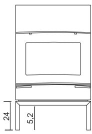 SEGUIN HWAM 3630 - Habillage céramique - 17