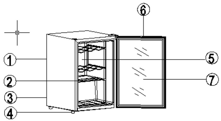 LA SOMMELIERE LS20B - DESCRIPCION DEL APARATO: - 1