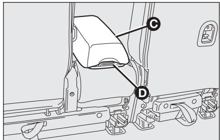 LANCIA MUSA - Réglage de la console centrale et utilisation du compartiment de passage skis - 1