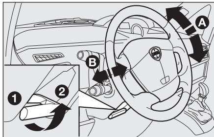 LANCIA MUSA - RÉGLAGES DU VOLANT - 1