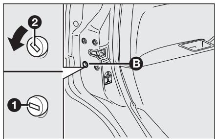 LANCIA MUSA - Dispositif d'urgence verrouillage portes de l'extérieur - 1