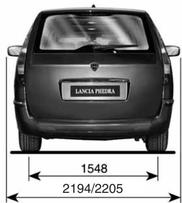 LANCIA PHEDRA - DIMENSIONS - 3