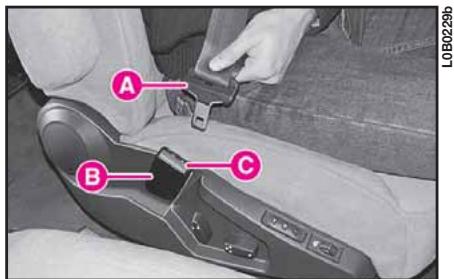 LANCIA PHEDRA - UTILISATION DES CEINTURES DE SECURITE AVANT ET ARRIERE DEUXIEME RANGEE - 5