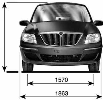 LANCIA PHEDRA - DIMENSIONS - 2