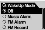 COWON IAUDIO G3 - Mode WakeUp (réveil) - 1