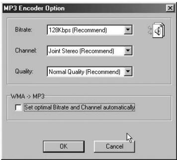 COWON IAUDIO G3 - Conversion de pistes CD audio en fichiers MP3 et transfert direct de ces fichiers dans le iaudio - 1