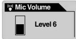 COWON IAUDIO G3 - Volume du microphone - 1
