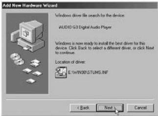 COWON IAUDIO G3 - Pour windows 98/se - 4