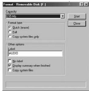 COWON IAUDIO G3 - Initialisation de la mémoire flash (formatage) - 2