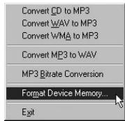 COWON IAUDIO G3 - Initialisation de la mémoire flash (formatage) - 1